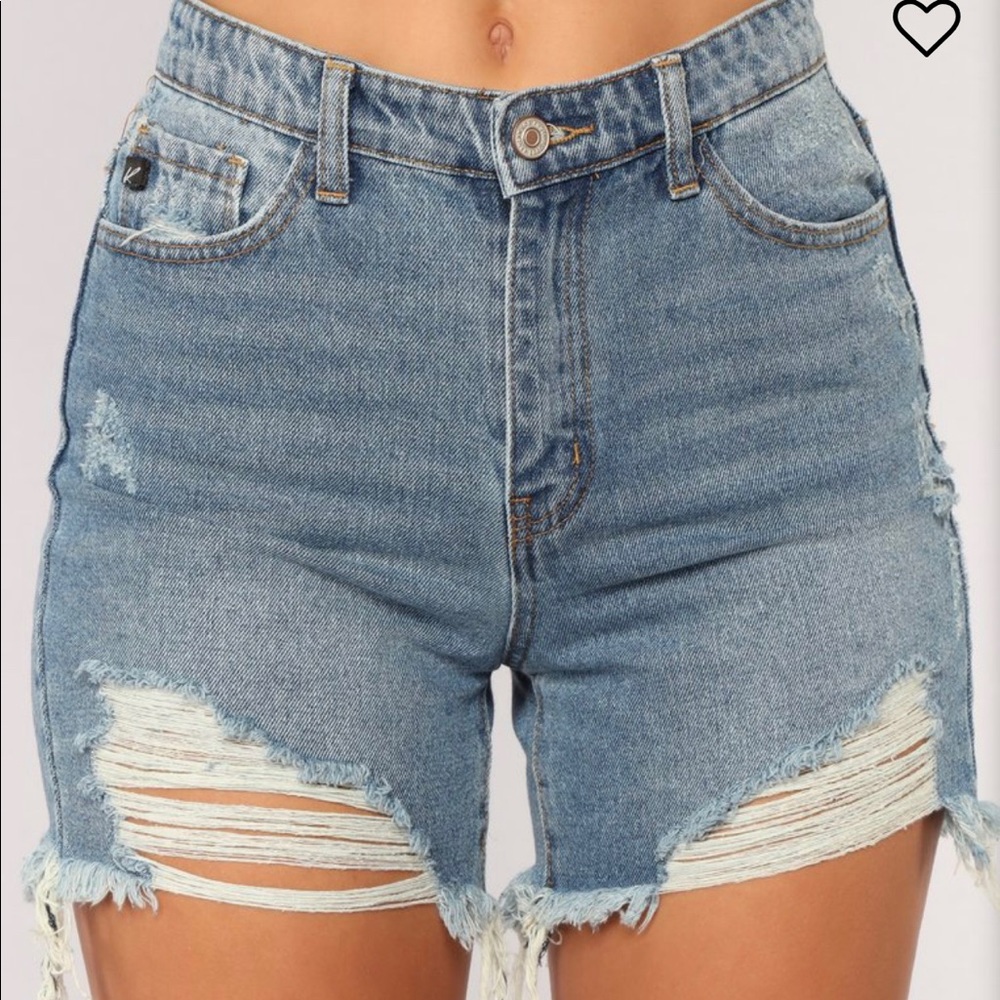 Fashion nova denim shorts